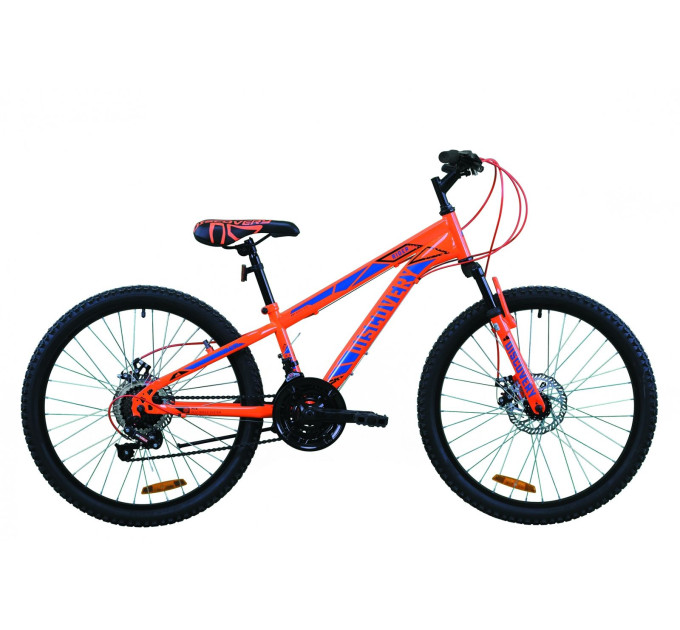 Велосипед 24" Discovery RIDER DD 2020 (оранжево-синій)