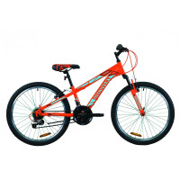 Велосипед 24" Discovery RIDER 2020 (оранжево-синий)
