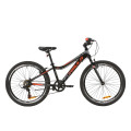 Велосипед 24" Formula ACID 1.0 Vbr 2020 (чорно-червоний із сірим)