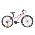 Велосипед 24" Formula ACID 1.0 Vbr 2020 (рожево-червоно-фіолетовий)