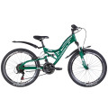 Велосипед ST 24" Formula ATLAS AM2 Vbr с крылом Pl 2022 (зеленый)