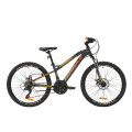 Велосипед 24" Formula BLACKWOOD 1.0 2020 (сіро-червоно-оранжевий)
