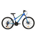 Велосипед 24" Formula BLACKWOOD 2.0 2020 (синьо-жовто-салатовий)