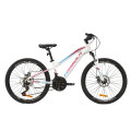 Велосипед 24" Formula BLACKWOOD 2.0 2020 (біло-фіолетовий з блакитним)
