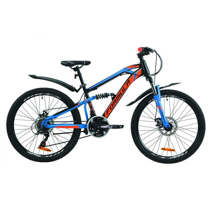 Велосипед 24" Formula BLAZE DD 2020 (черно-бирюзовый)