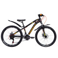 Велосипед 24" Formula DAKAR 2021 (черно-оранжевый с желтым)