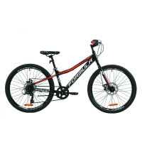 Велосипед 24" Formula FOREST DD 2020 (чорно-червоний) Велосипед 24" Formula FOREST DD 2020 (чорно-червоний)