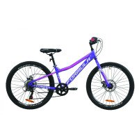 Велосипед 24" Formula FOREST DD 2020 (фіолетово-білий з малиновим) Велосипед 24" Formula FOREST DD 2020 (фіолетово-білий з малиновим)
