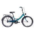 Велосипед 24" Formula SMART з ліхтарем 2021 (малахітовий)