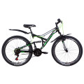 Велосипед 26" Discovery CANYON 2021 (чорно-зелений з білим)