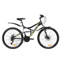 Велосипед 26" Discovery CANYON DD 2020 (серо-желтый)