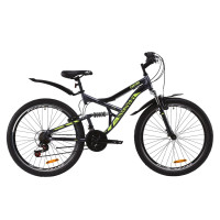 Велосипед 26" Discovery CANYON 2020 (серо-желтый)