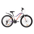 Велосипед 26" Discovery KELLY 2020 (біло-фіолетовий з помаранчевим)