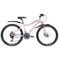 Велосипед 26" Discovery KELLY DD 2021 (сріблястий з рожевим)