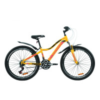 Велосипед 26" Discovery KELLY 2020 (желто-сиреневый с черным)