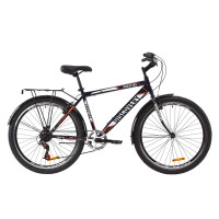 Велосипед 26" Discovery PRESTIGE MAN 2020 (сине-белый с оранжевым)