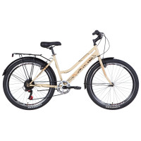 Велосипед 26" Discovery PRESTIGE WOMAN 2021 (бежевый)