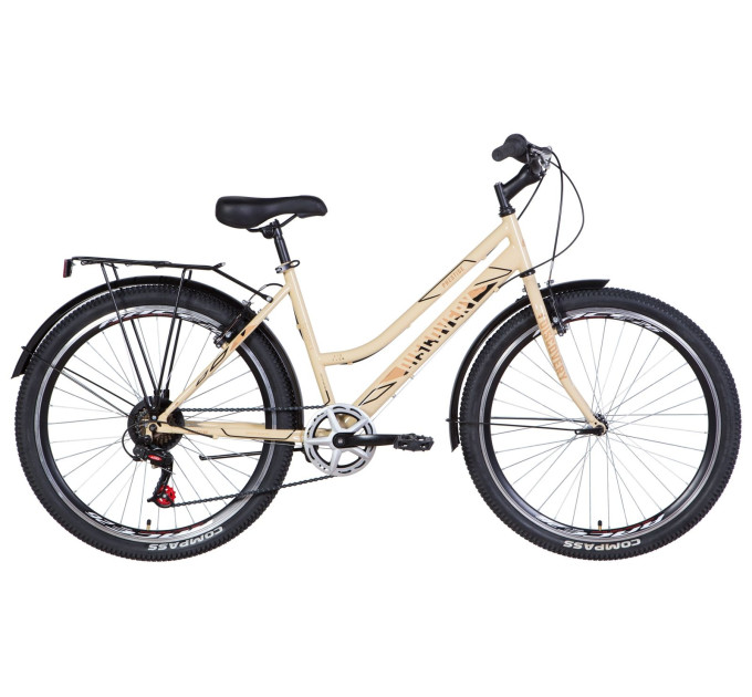 Велосипед 26" Discovery PRESTIGE WOMAN 2021 (бежевый)