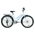 Велосипед 26" Discovery PRESTIGE WOMAN 2020 (біло-блакитний)