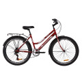 Велосипед 26" Discovery PRESTIGE WOMAN 2020 (рубиновый)