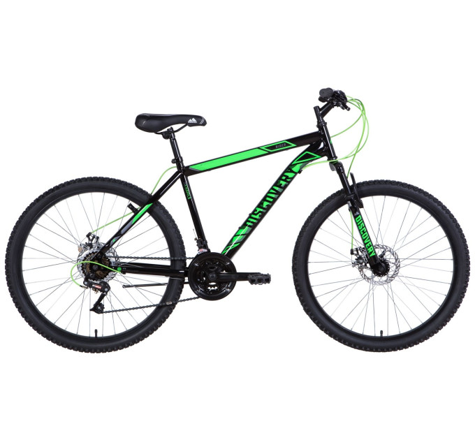 Велосипед 26" Discovery RIDER DD 2021 (чорно-зелений)