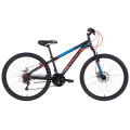 Велосипед 26" Discovery RIDER DD 2021 (чорно-синій з червоним)