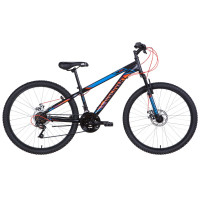 Велосипед 26" Discovery RIDER DD 2021 (черно-синий с красным)