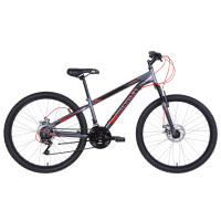 Велосипед 26" Discovery RIDER DD 2021 (графитово-черный с красным)