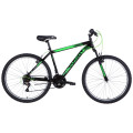 Велосипед 26" Discovery RIDER 2021 (черно-зеленый )