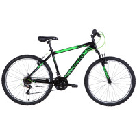 Велосипед 26" Discovery RIDER 2021 (серебристо-оранжевый)