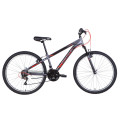 Велосипед 26" Discovery RIDER 2021 (графітово-чорний з червоним)