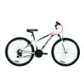 Велосипед 26" Discovery RIDER 2020 (бело-красный с серым)