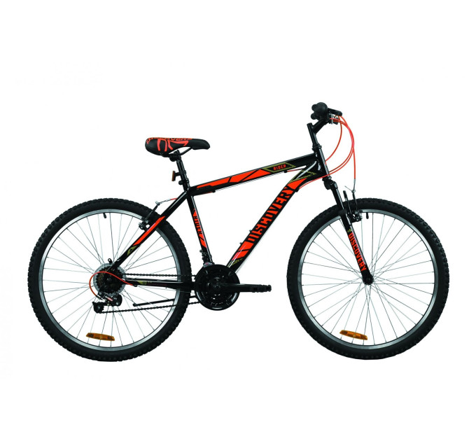 Велосипед 26" Discovery RIDER 2020 (черно-красный)