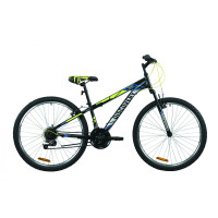 Велосипед 26" Discovery RIDER 2020 (черно-салатно-серый)