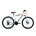 Велосипед 26" Discovery RIDER DD 2020 (бело-красный с серым)