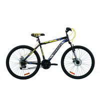 Велосипед 26" Discovery RIDER DD 2020 (черно-салатно-серый)