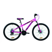 Велосипед 26" Discovery RIDER DD 2020 (малиново-черный с желтым)