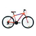 Велосипед 26" Discovery RIDER 2020 (оранжево-синий)
