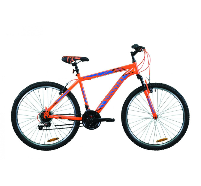 Велосипед 26" Discovery RIDER 2020 (оранжево-синий)