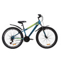 Велосипед 26" Discovery TREK 2020 (малахитовый с желтым)