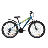 Велосипед 26" Discovery TREK 2020 (малахитовый с желтым)