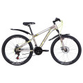 Велосипед 26" Discovery TREK DD 2021 (сірий із жовтим)
