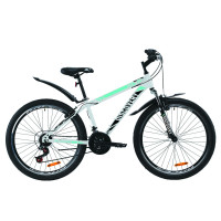 Велосипед 26" Discovery TREK 2020 (бело-черный с синим)
