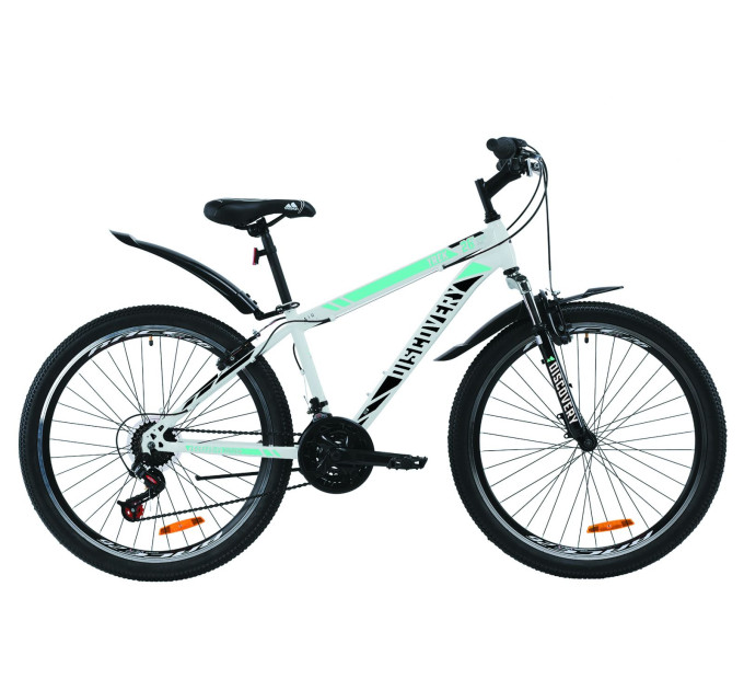 Велосипед 26" Discovery TREK 2020 (біло-чорний з синім)