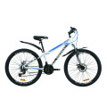 Велосипед 26" Discovery TREK DD 2020 (біло-чорний з синім)