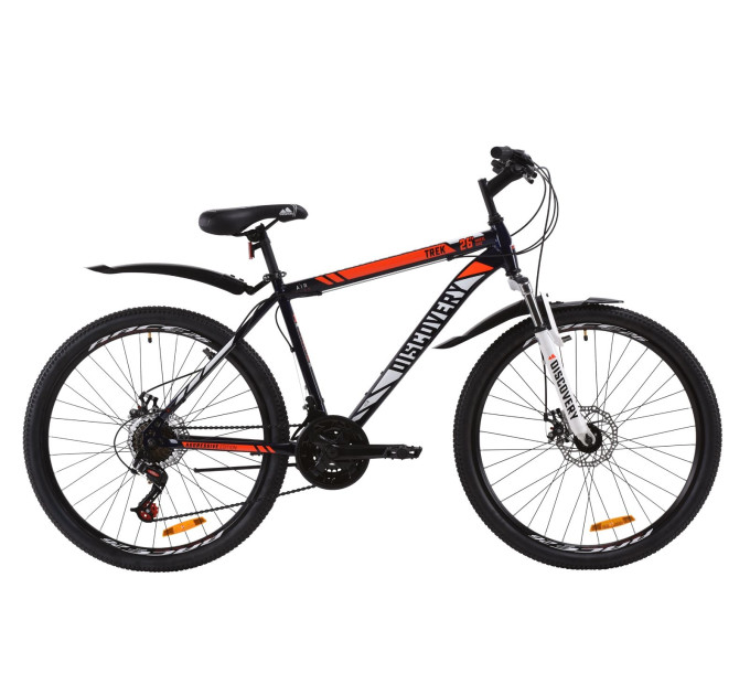 Велосипед 26" Discovery TREK DD 2020 (сине-оранжевый )