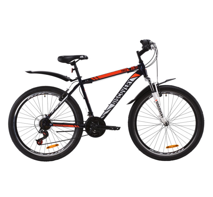 Велосипед 26" Discovery TREK 2020 (сине-оранжевый )