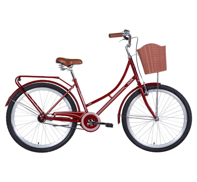 Велосипед 26" Dorozhnik JADE 2021 (бордовий)