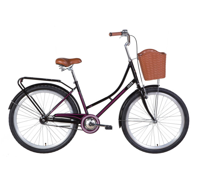 Велосипед 26" Dorozhnik JADE 2022 (черно-розовый)