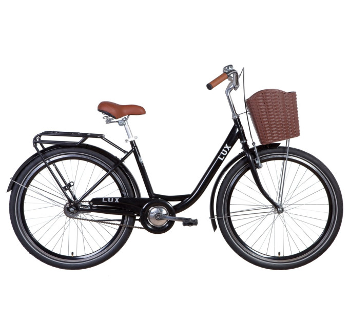 Велосипед 26" Dorozhnik LUX 2021 (черный)